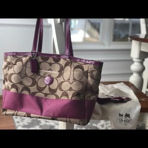 Coach diaper bag